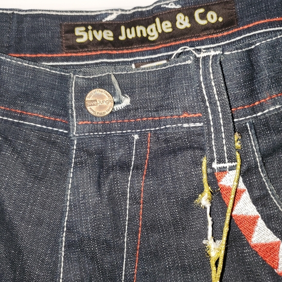 NWT 5ive Jungle Mens Jeans 36x35 - Picture 5 of 13